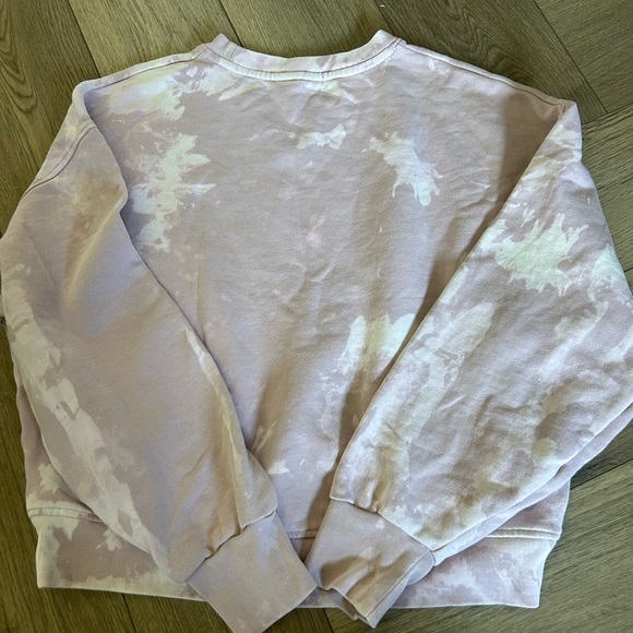 Frank and oak terry sweatshirt in pink tie dye - Picture 2 of 4